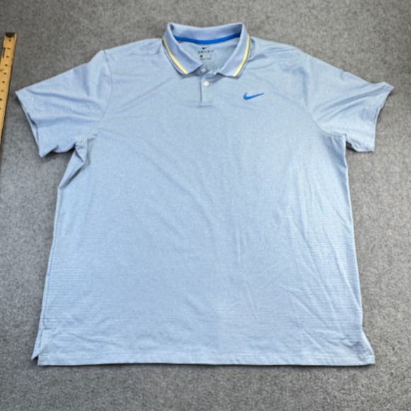 Nike Dri‑FIT Vapor Control Striped Golf Polo XXL Performance‎ Athletic Shirt - Picture 1 of 9